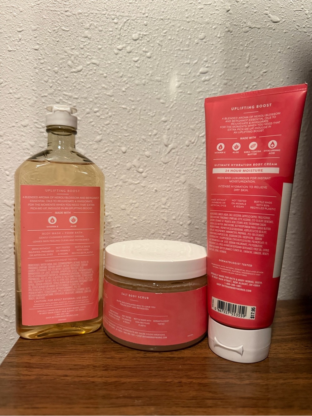Bath & Body Works Aroma Uplifting Boost Neroli Blossom & Bergamot Body Care Set - Picture 2 of 5